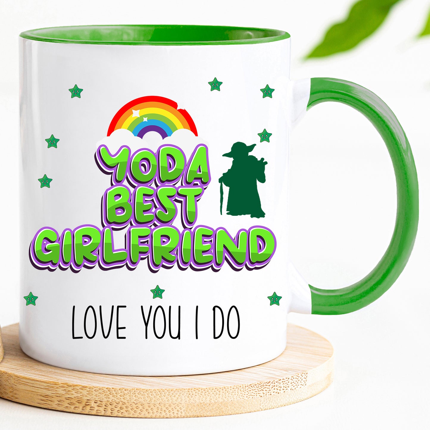 Yoda Best Girlfriend - Valentine Mug