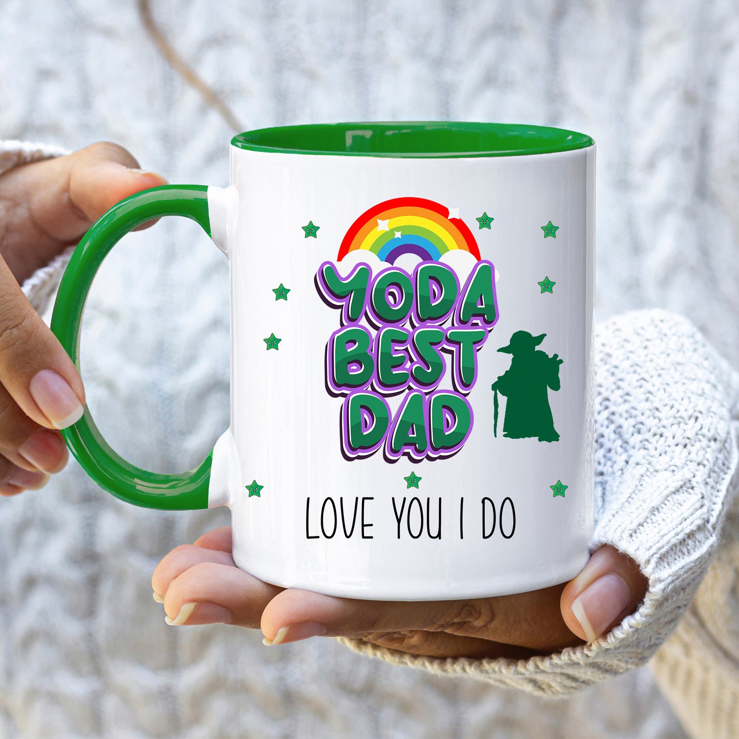 Yoda Best Dad - Novelty Dad Mug