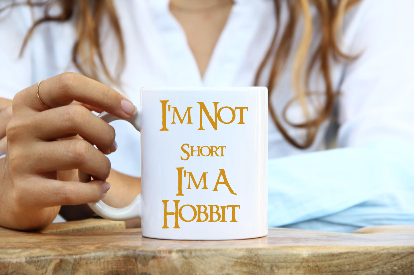 I'm not short I'm a Hobbit - Friendship Mug