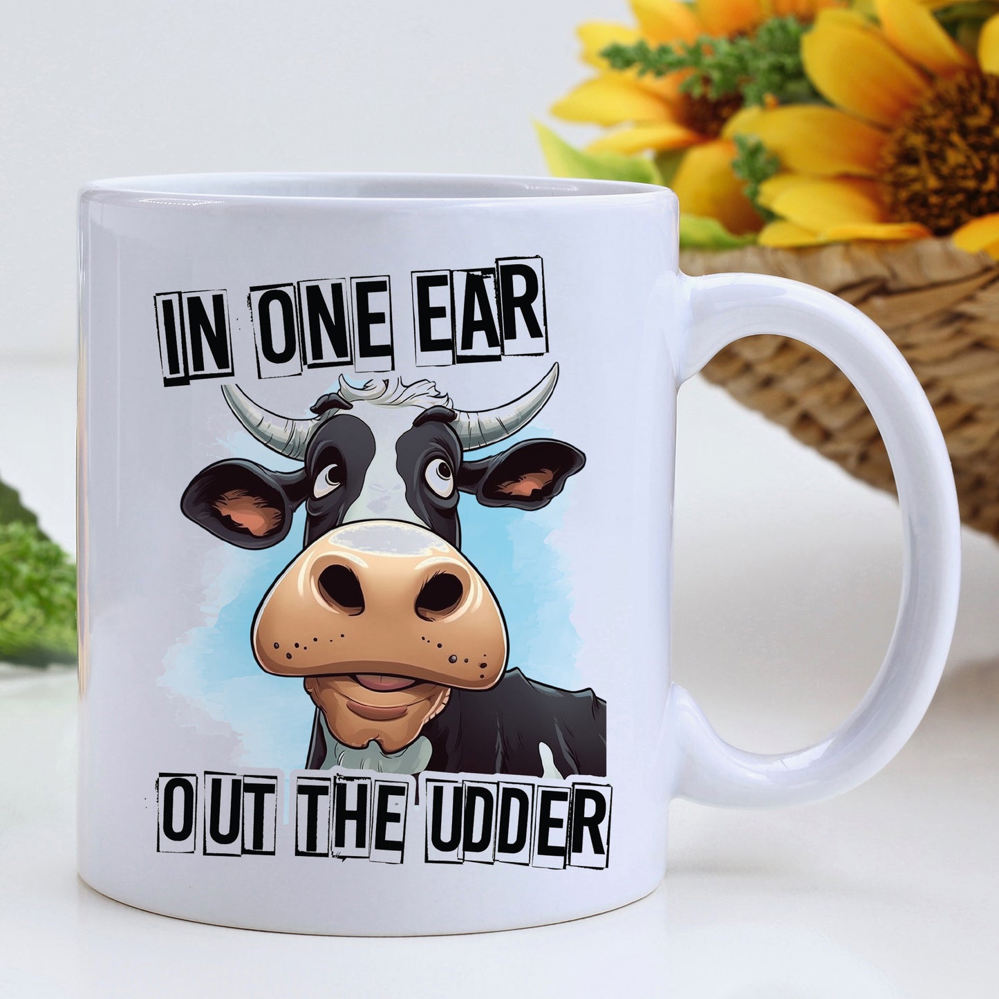 Out the udder - Cow Mug