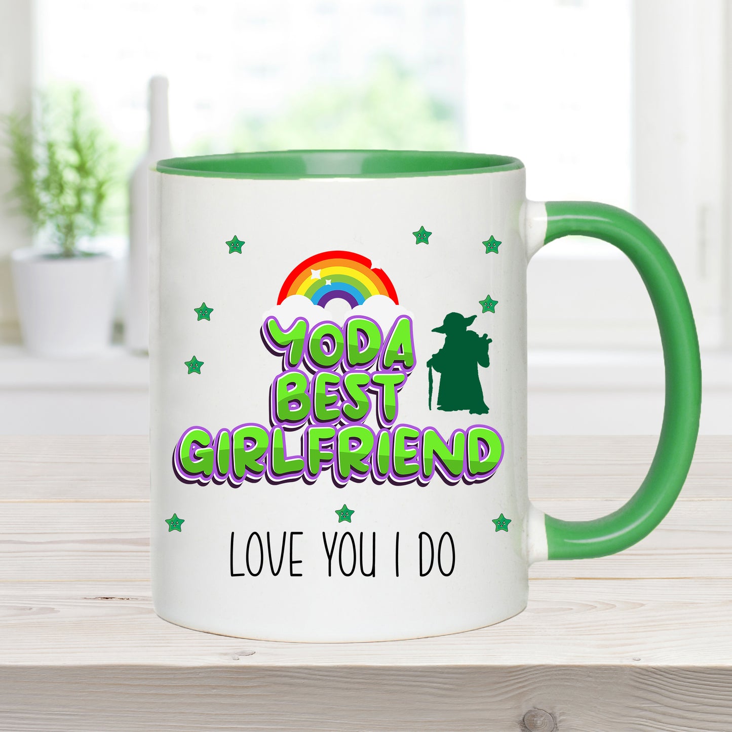 Yoda Best Girlfriend - Valentine Mug