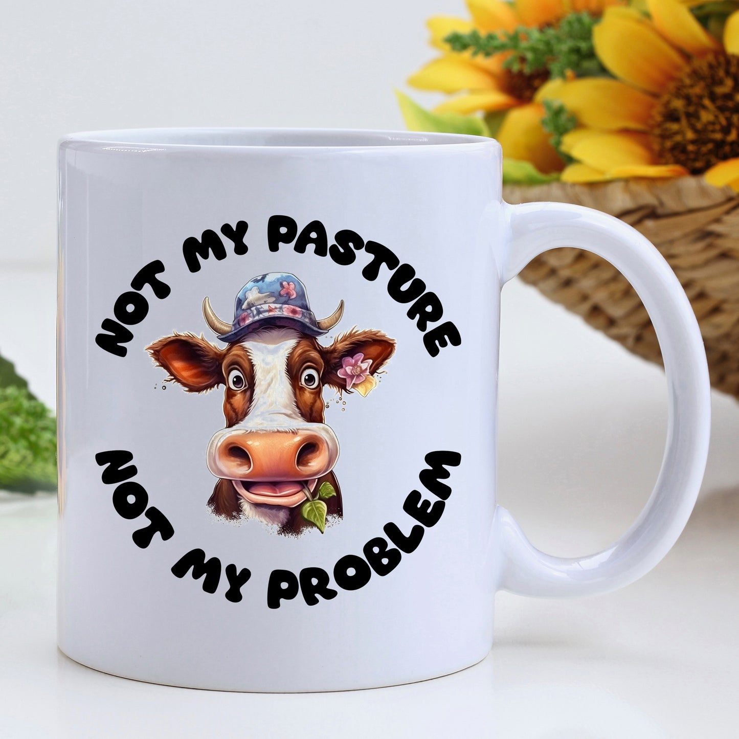 Not my pasture - Cow Mug