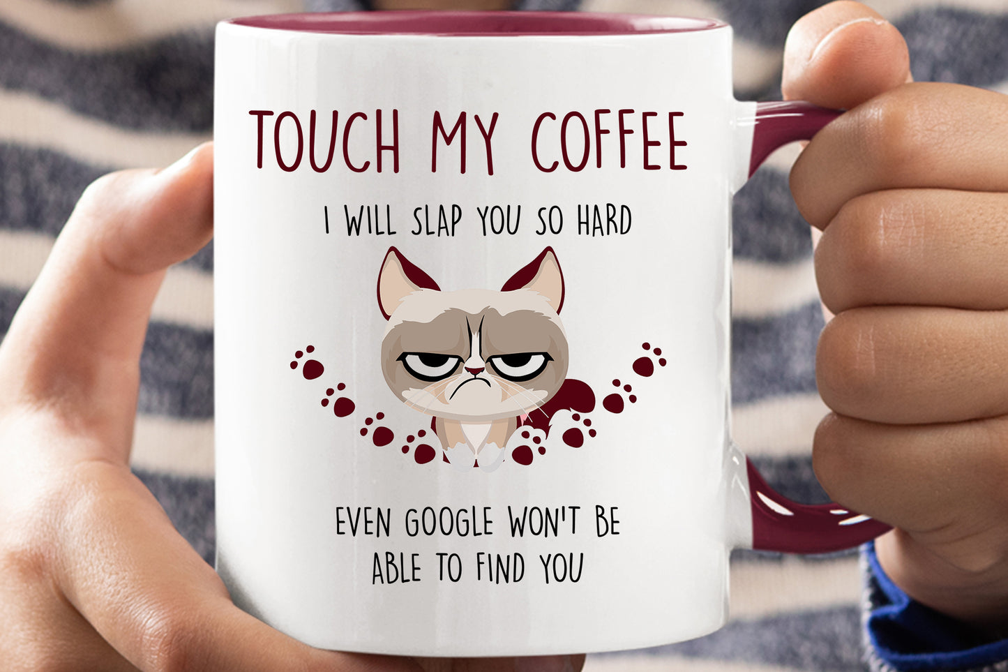 Rude gifts | Touch my coffee Mug