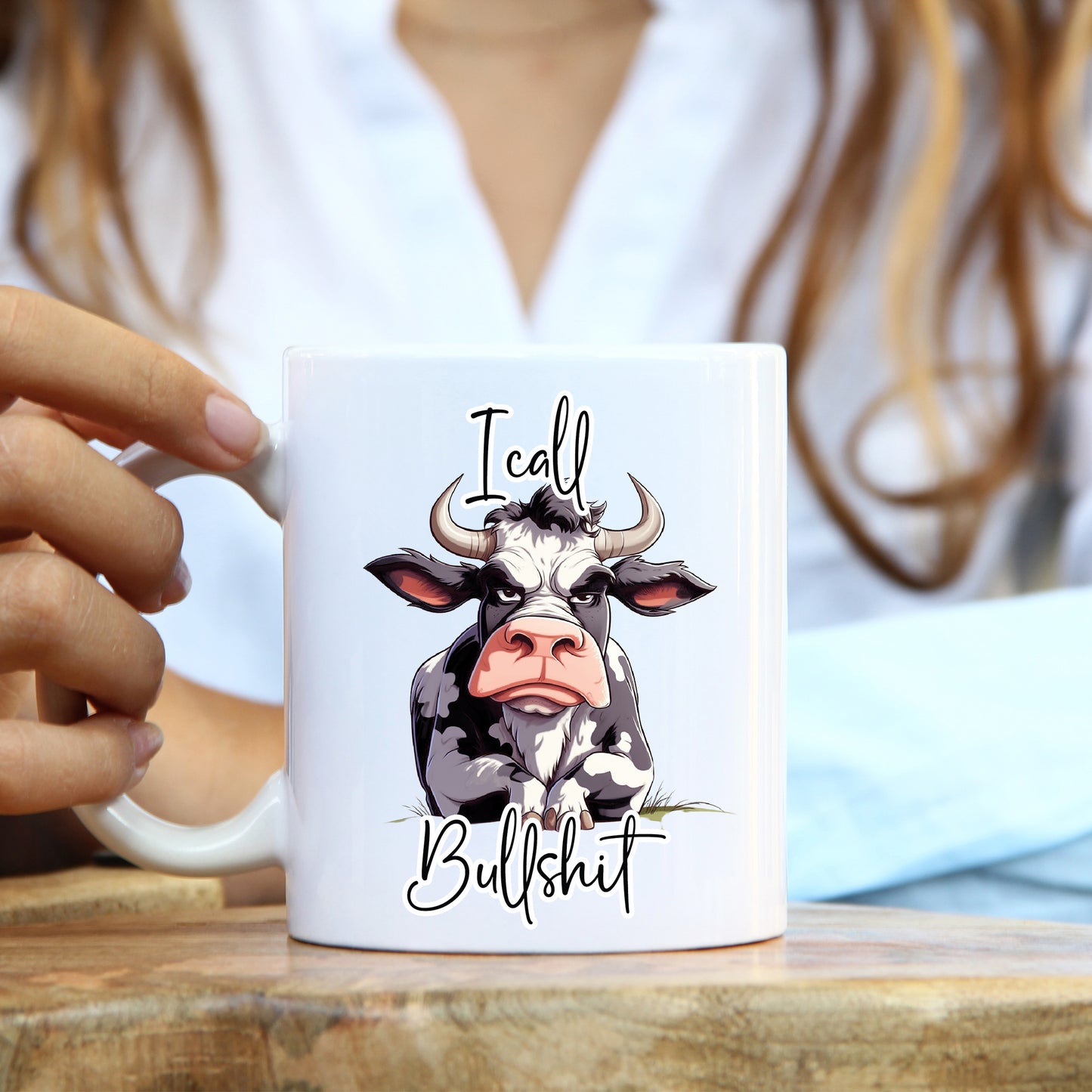 I call bullshit - Cow Mug