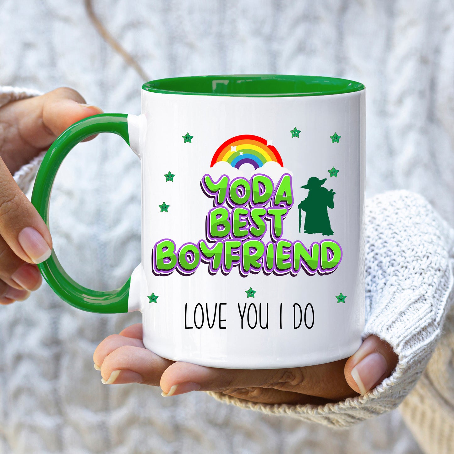 Yoda Best Boyfriend - Valentines' Mug