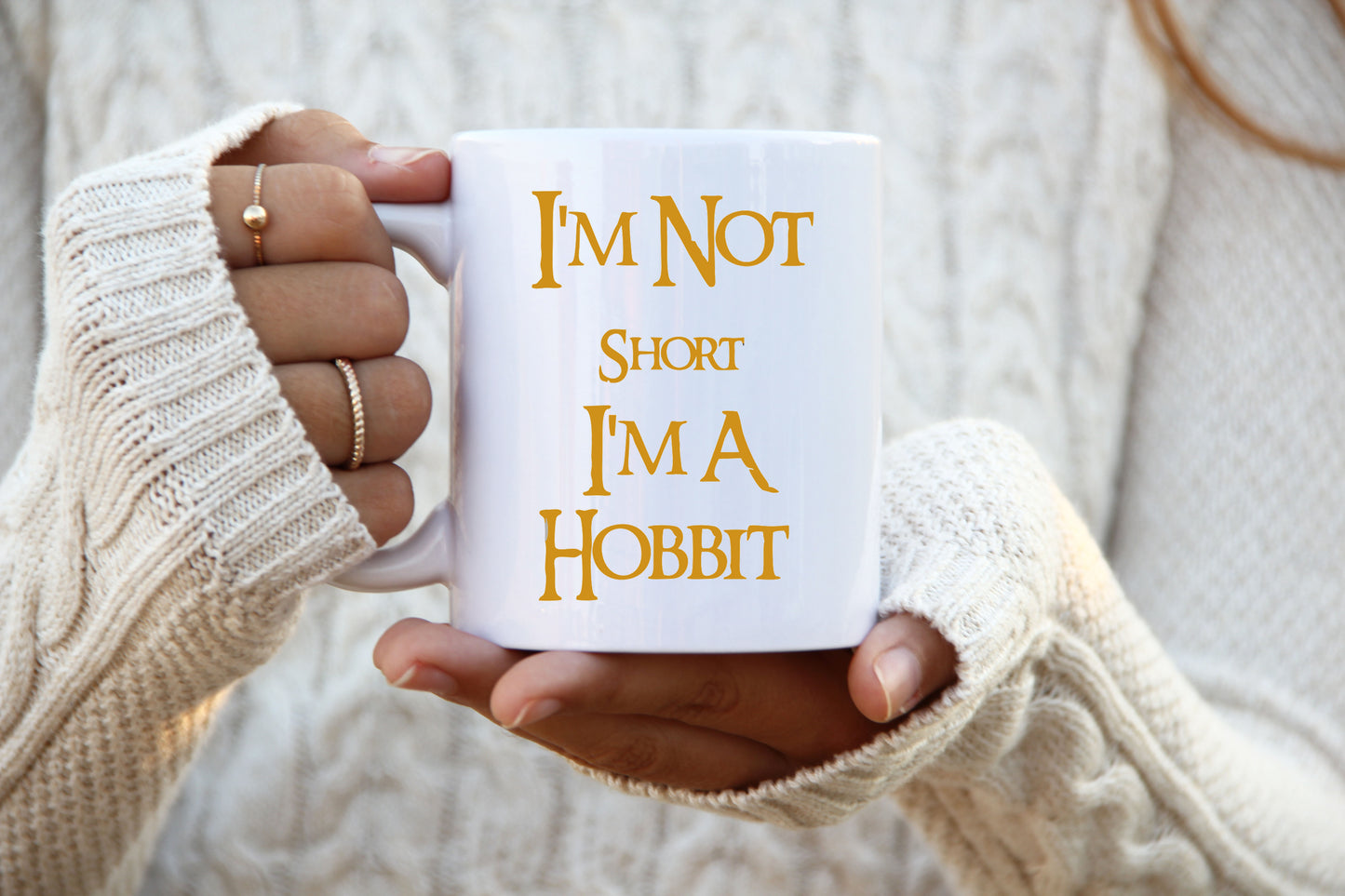 I'm not short I'm a Hobbit - Friendship Mug