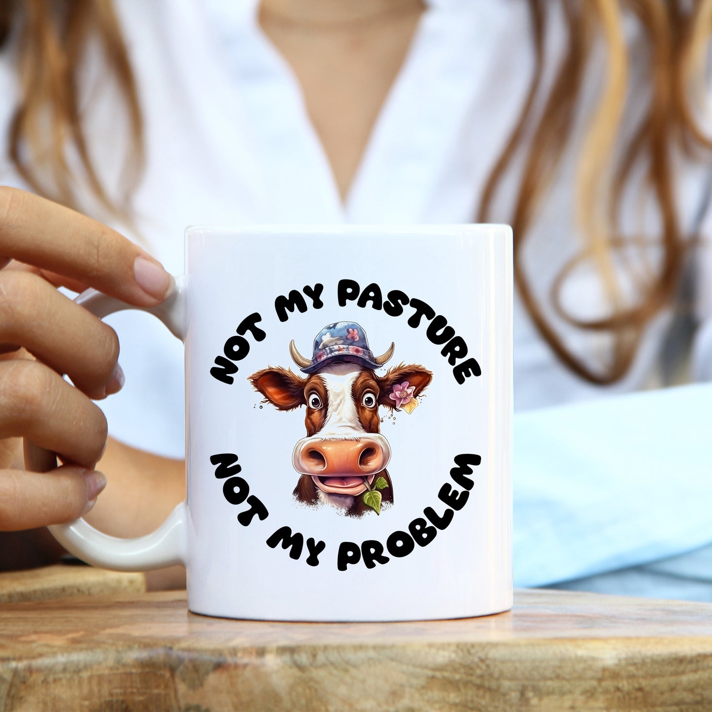 Not my pasture - Cow Mug