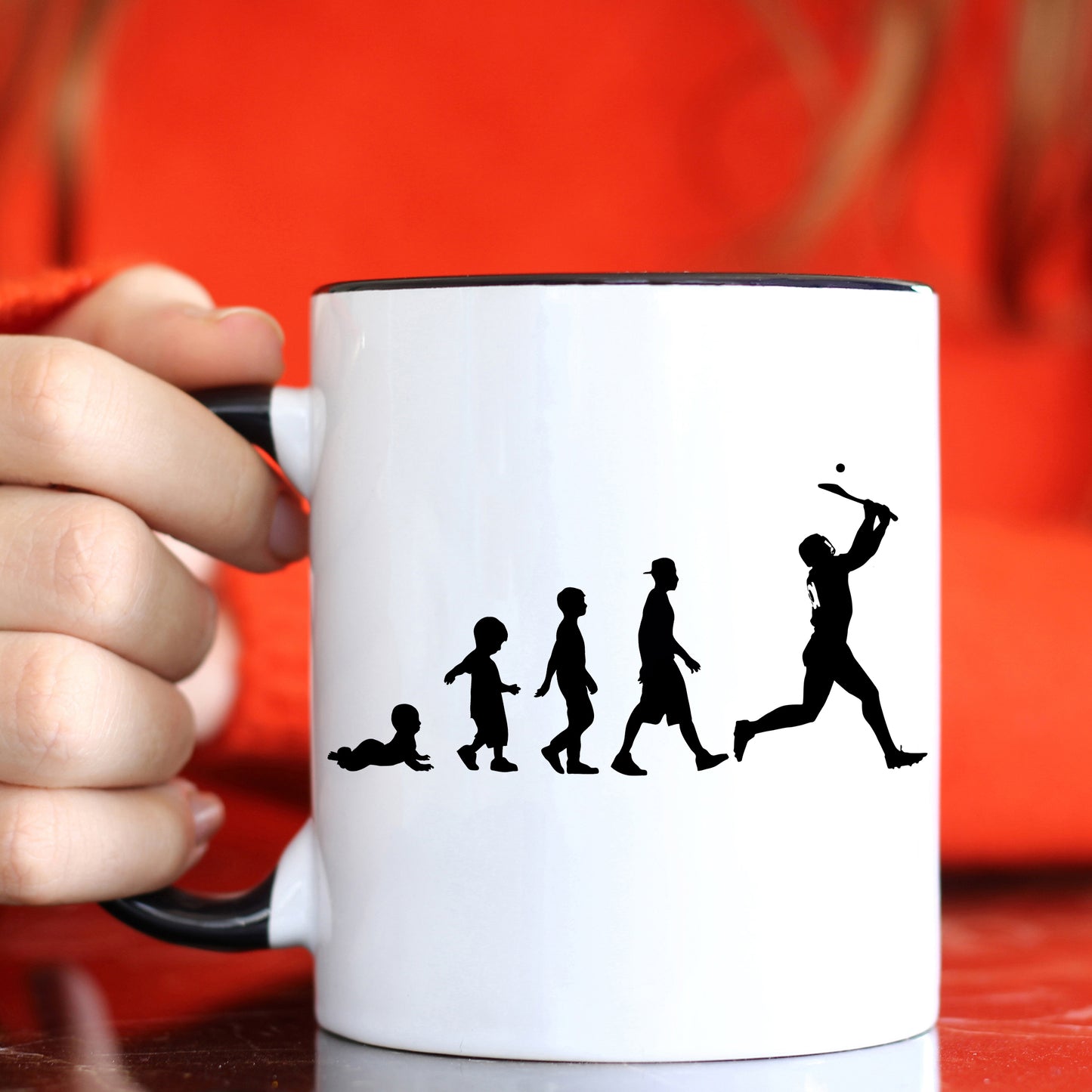 Evolution of a Hurler - Hurling Mug