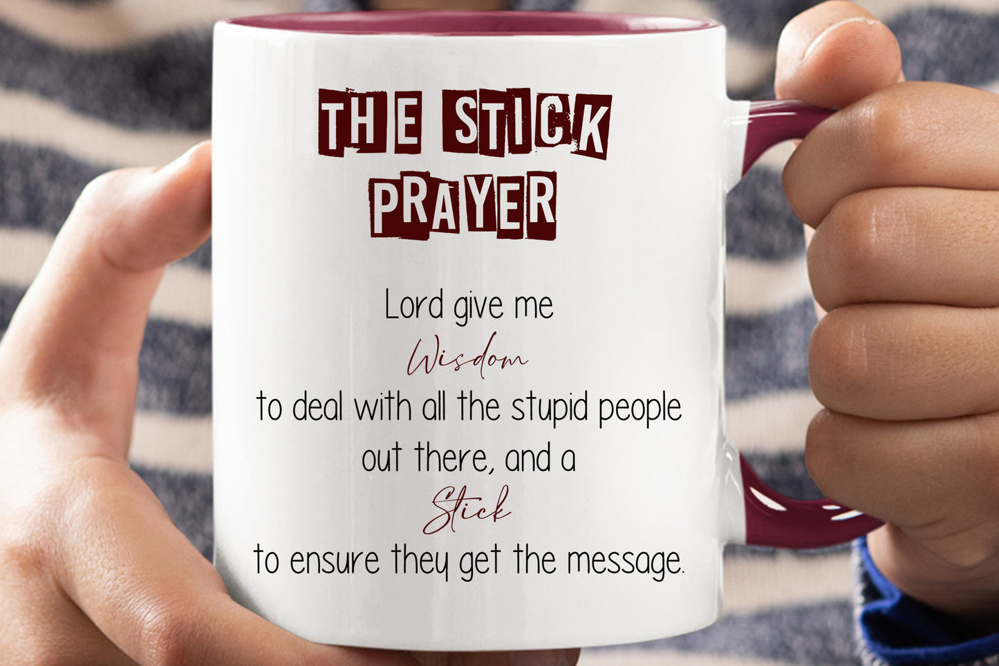 The Stick Prayer Mug