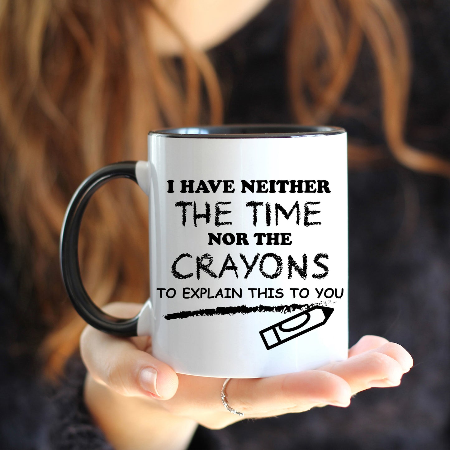 Neither the time nor Crayons - Office Mug