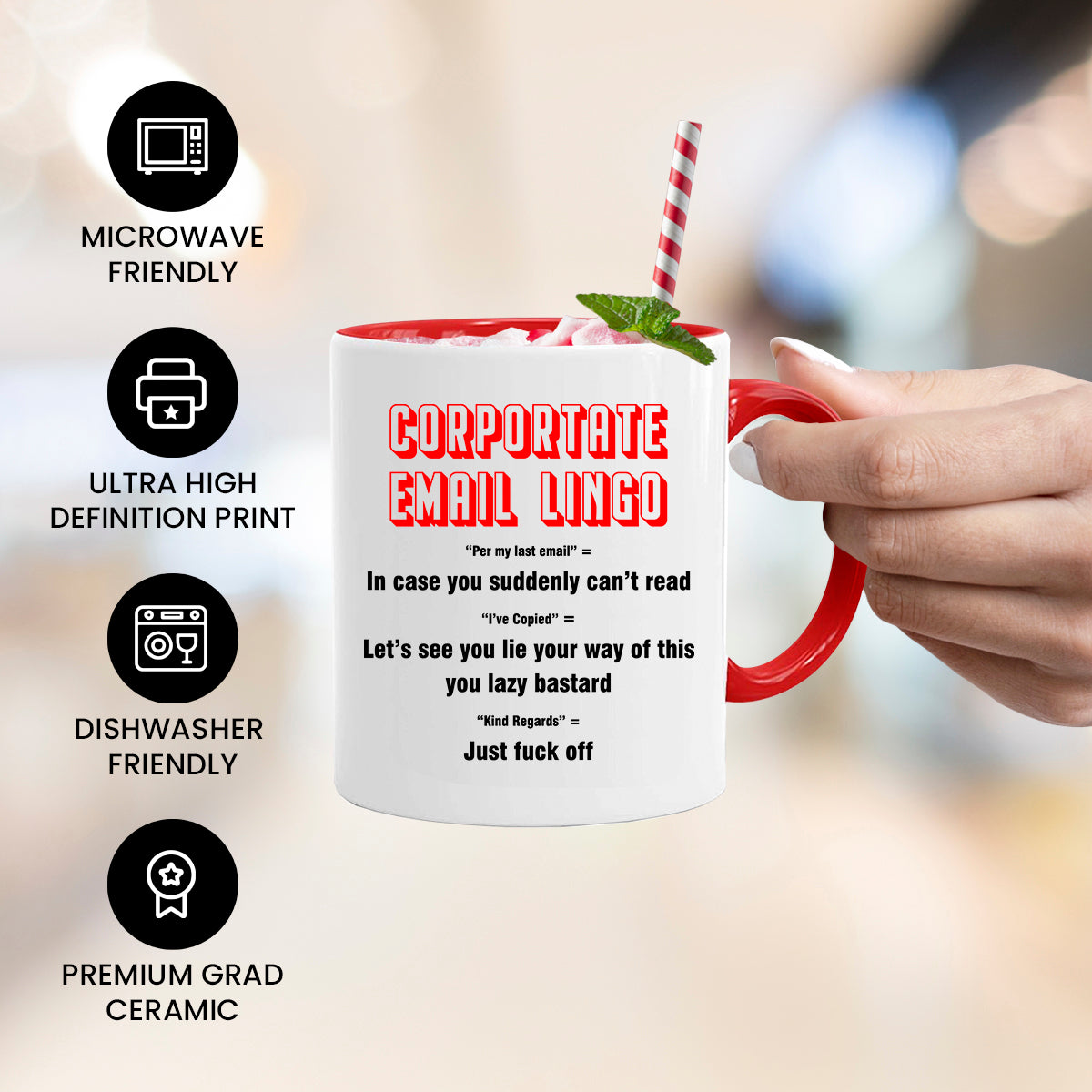 Corporate Email Lingo - Work Mug