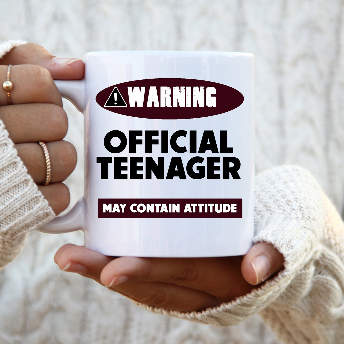 Warning Official Teenager Mug