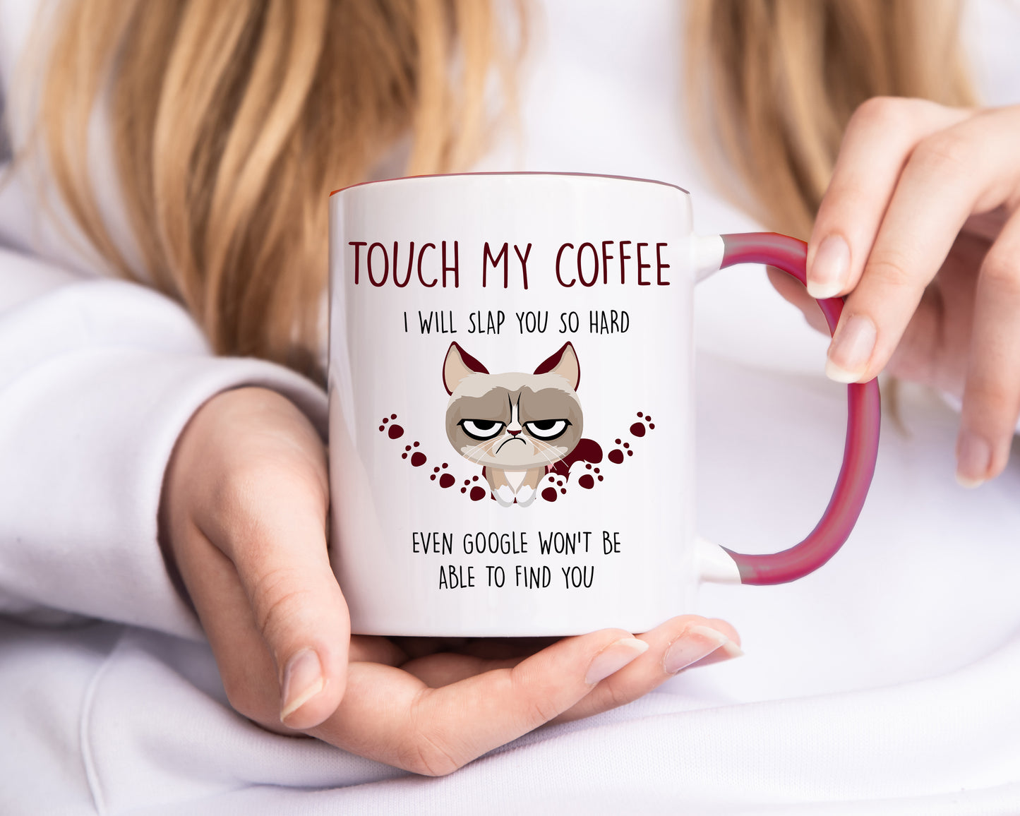 Rude gifts | Touch my coffee Mug