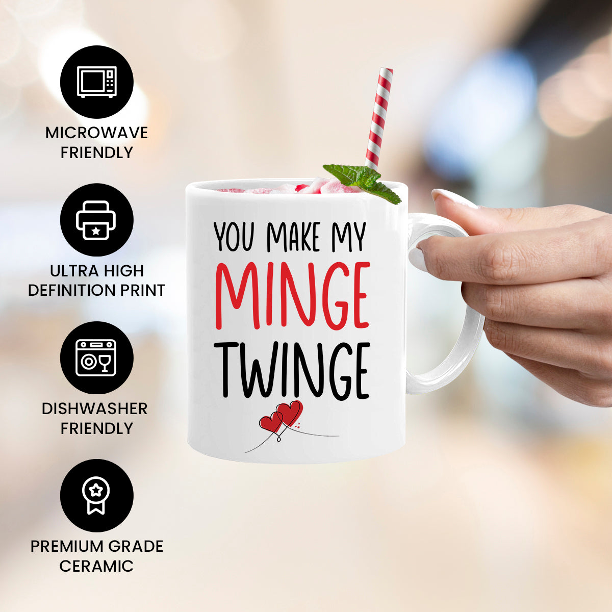 Minge Twinge - Valentine's Mug