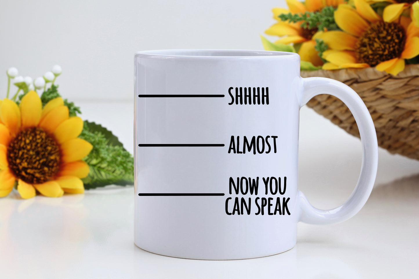 Shhhh Now you can speak - Office Mug