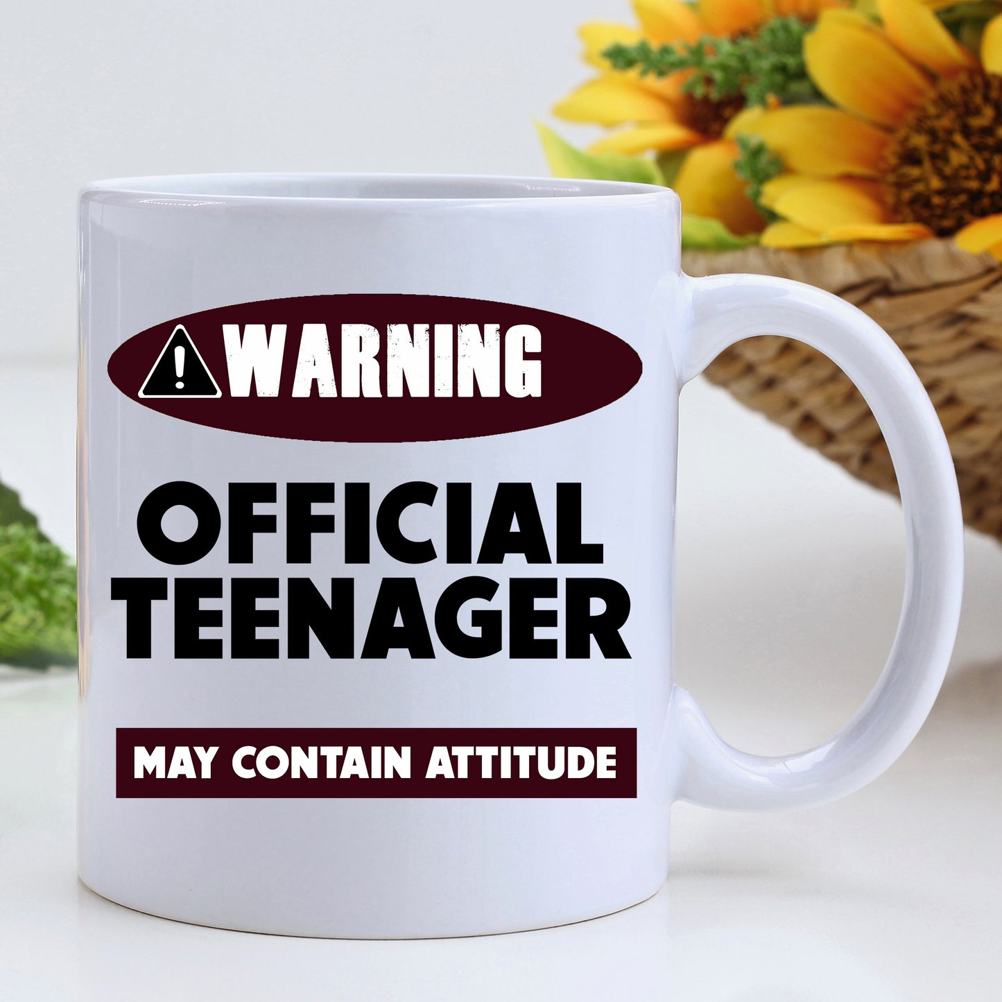 Warning Official Teenager Mug