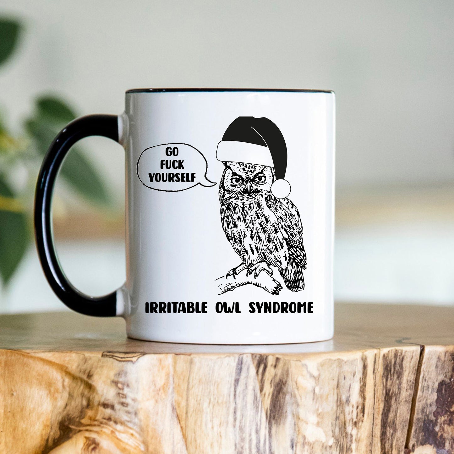 Irritable Owl Syndrome - Christmas Mug