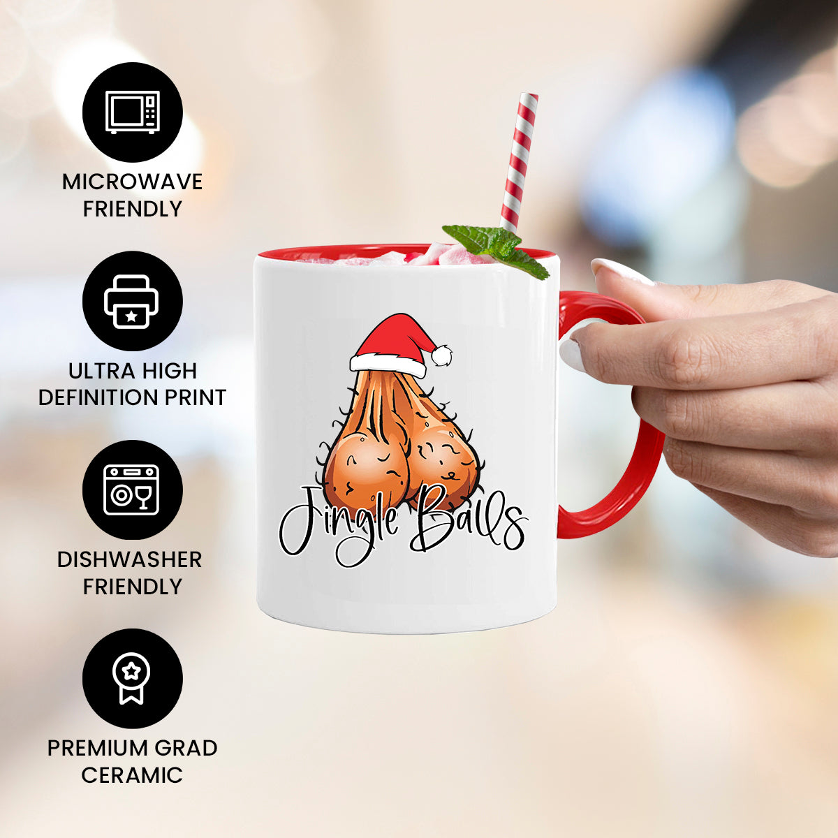 Jingle Balls Christmas Mug