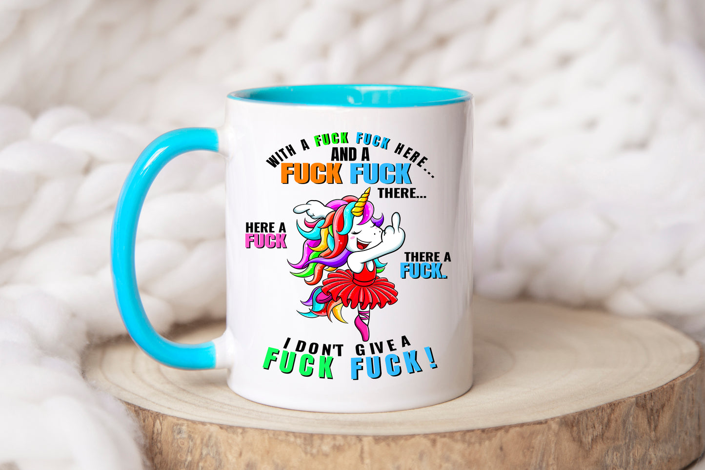 Rude Unicorn Mug