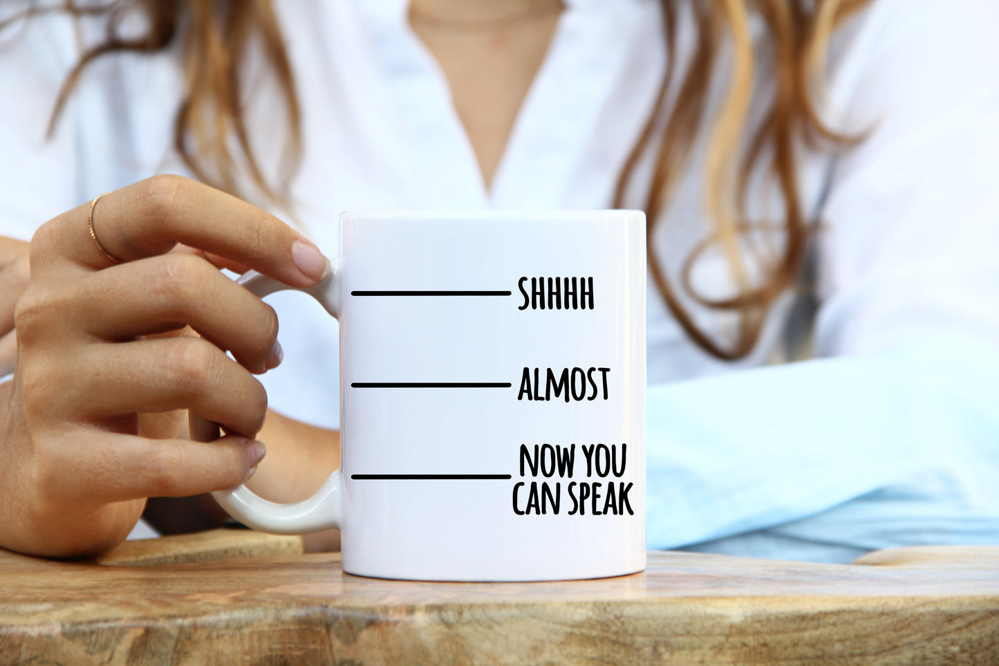 Shhhh Now you can speak - Office Mug