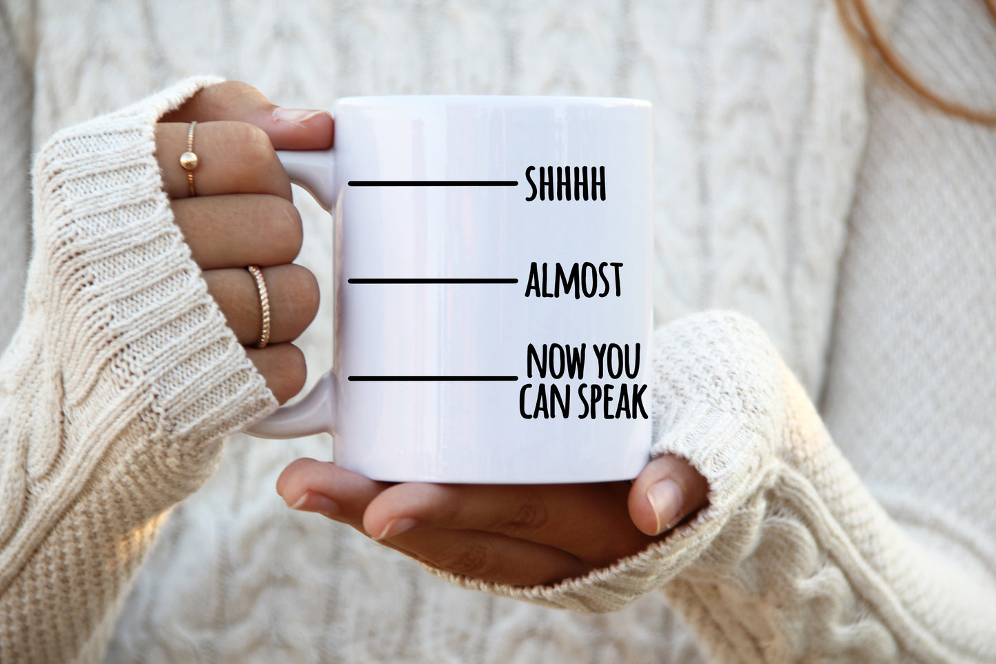 Shhhh Now you can speak - Office Mug