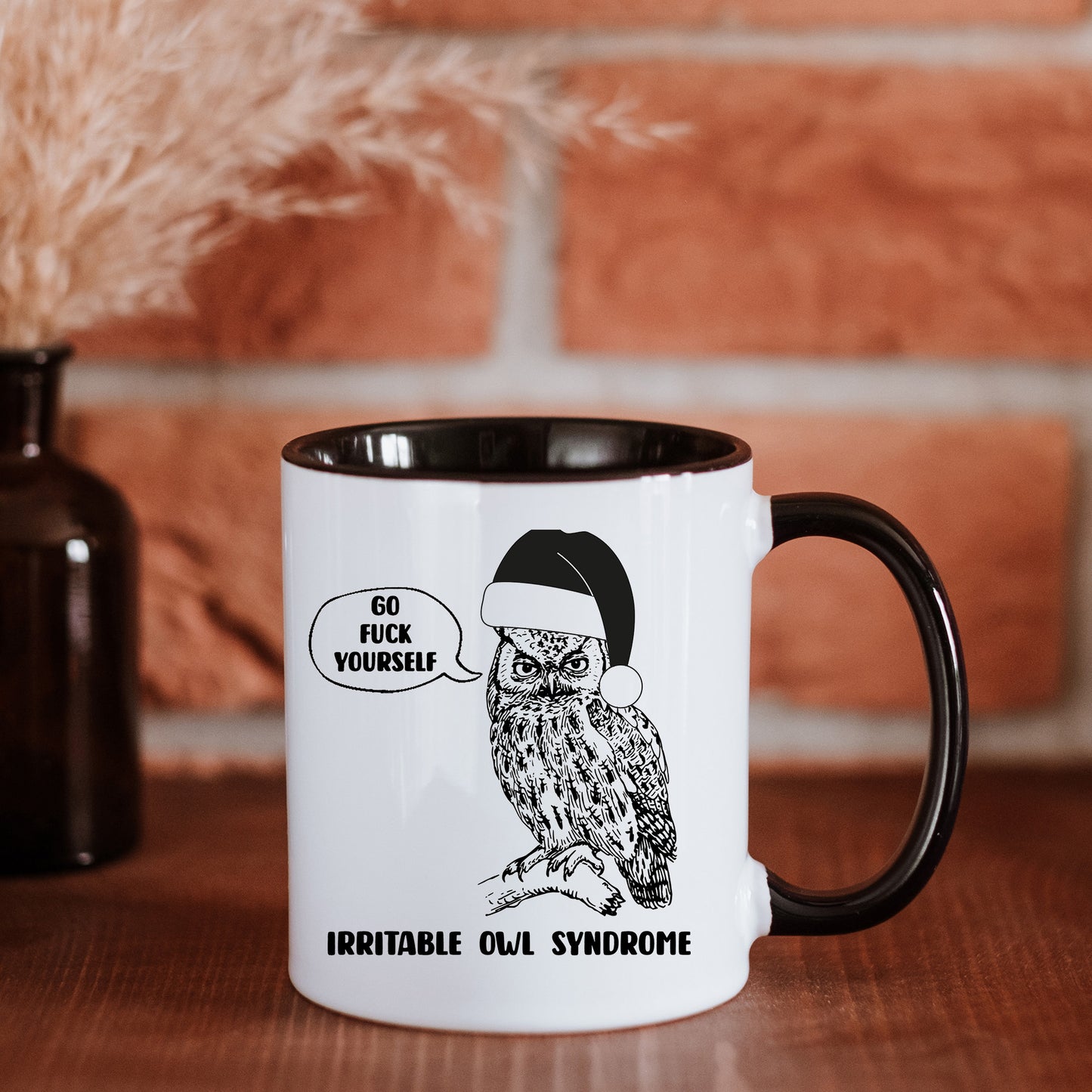 Irritable Owl Syndrome - Christmas Mug