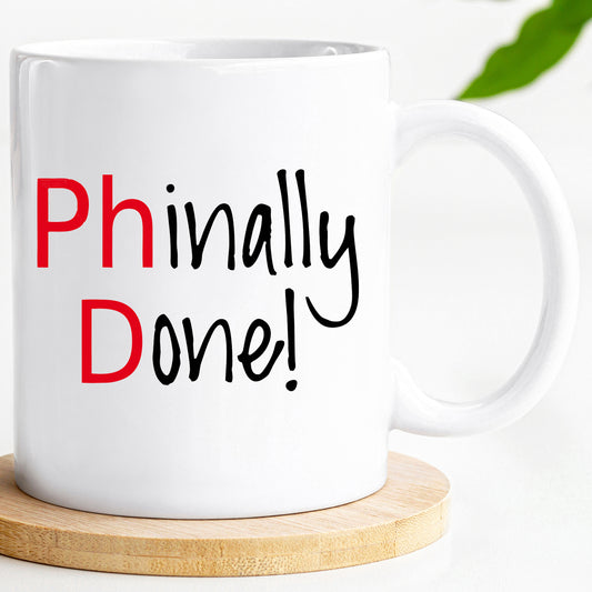 Phinally Done - Graduation Mug