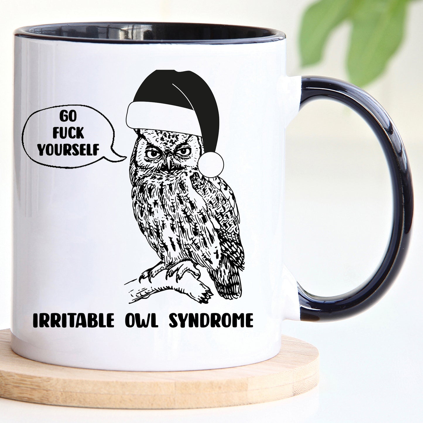 Irritable Owl Syndrome - Christmas Mug