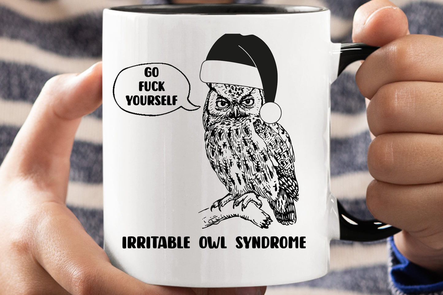 Irritable Owl Syndrome - Christmas Mug