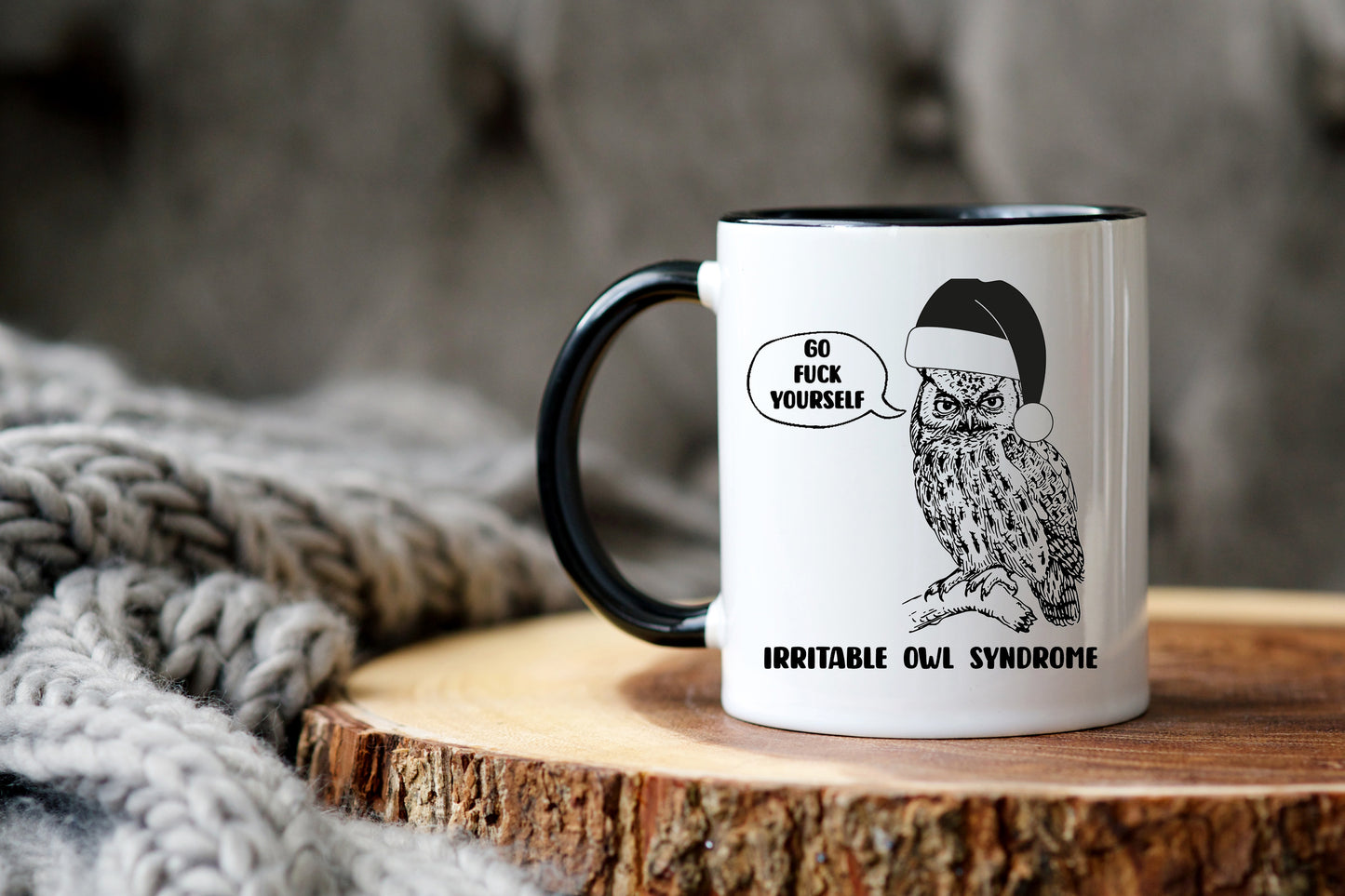 Irritable Owl Syndrome - Christmas Mug