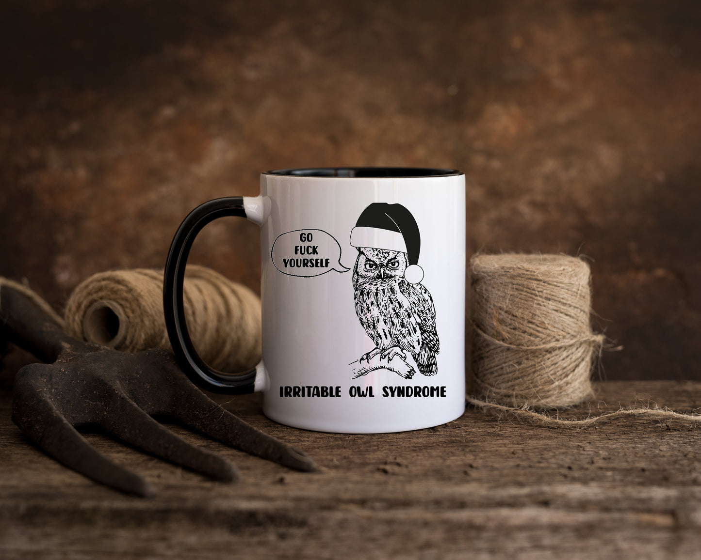 Irritable Owl Syndrome - Christmas Mug